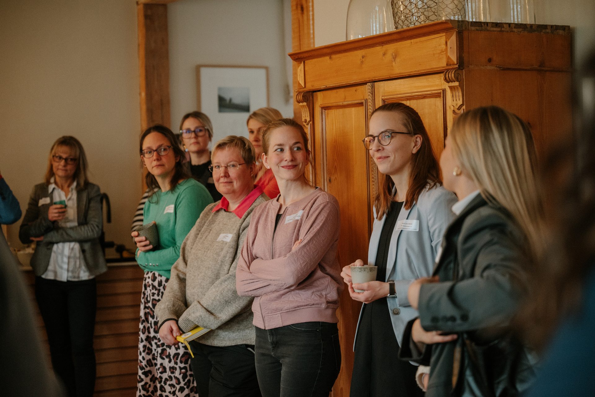 Unternehmerinnen im Gespräch beim visionista-Treffen