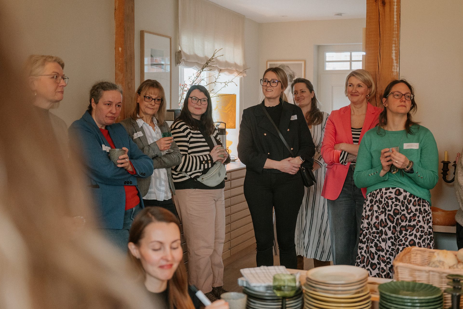Unternehmerinnen im Gespräch beim visionista-Treffen